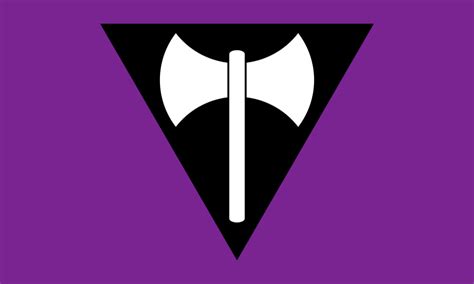 lesbian axe flag